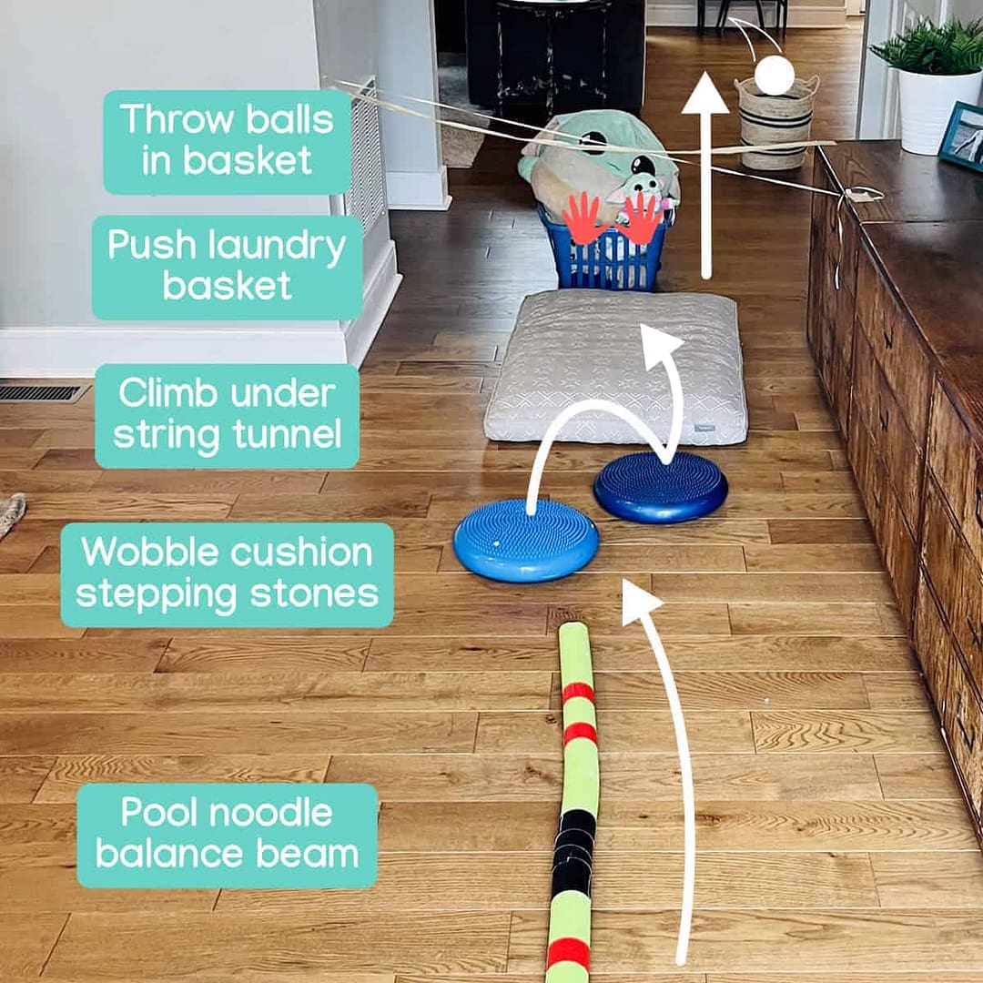 5 Indoor Games Ideas Living Room Obstacle Course